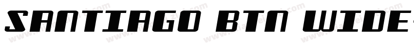 Santiago BTN Wide字体转换